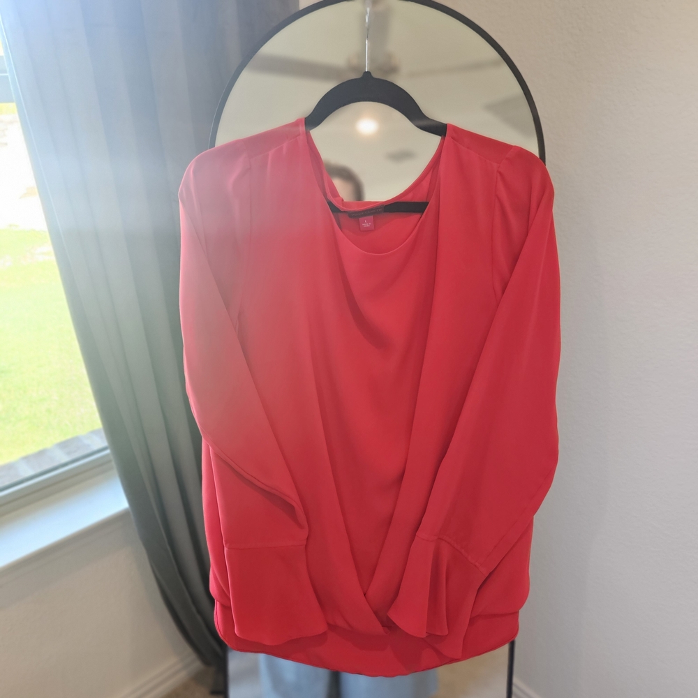 Vince Camuto Vibrant Red Blouse